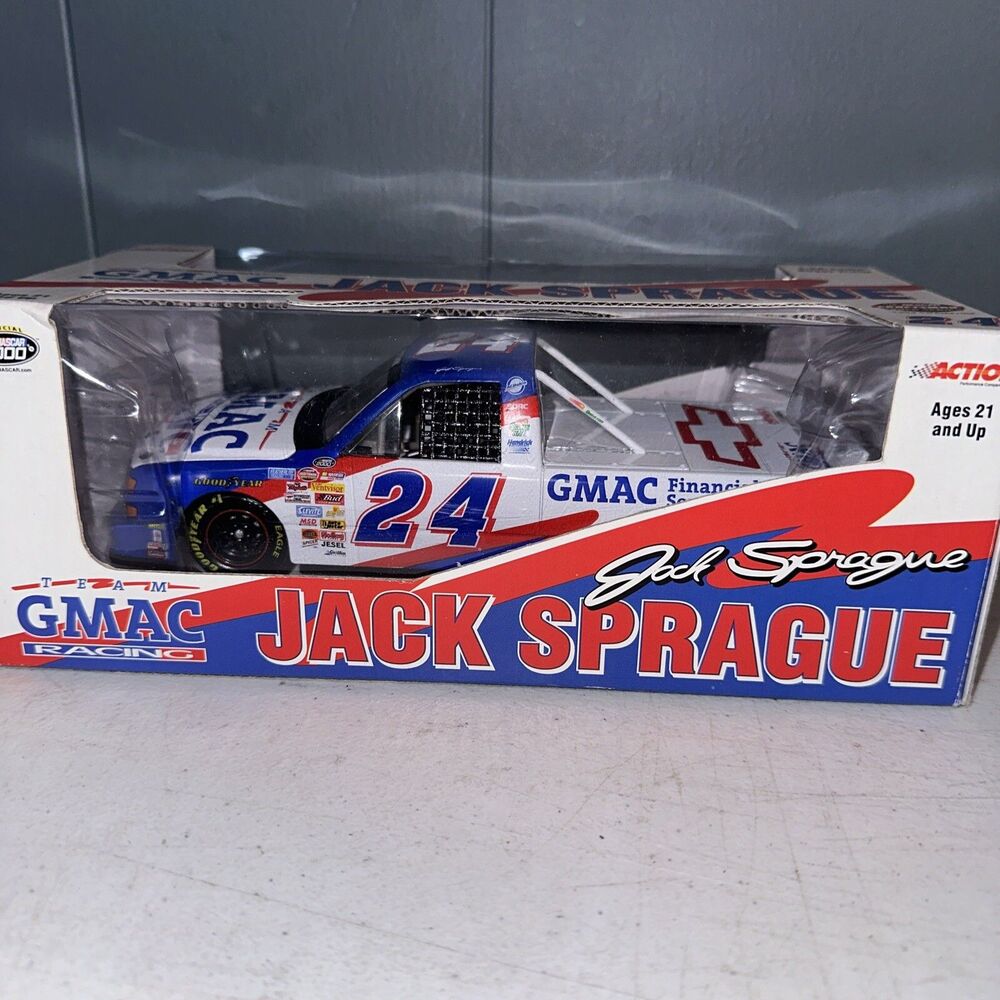 2000 1/24 #24 JACK SPRAGUE GMAC RACING CHEVY Truck Limited Edition Of 2,508 Box